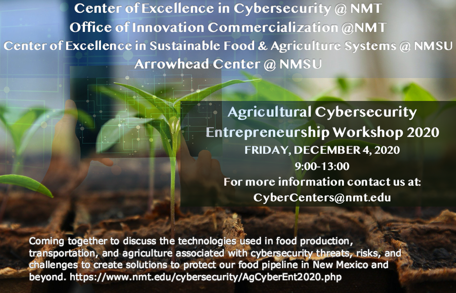 Ag Cyber Entrepreneurship Workshop