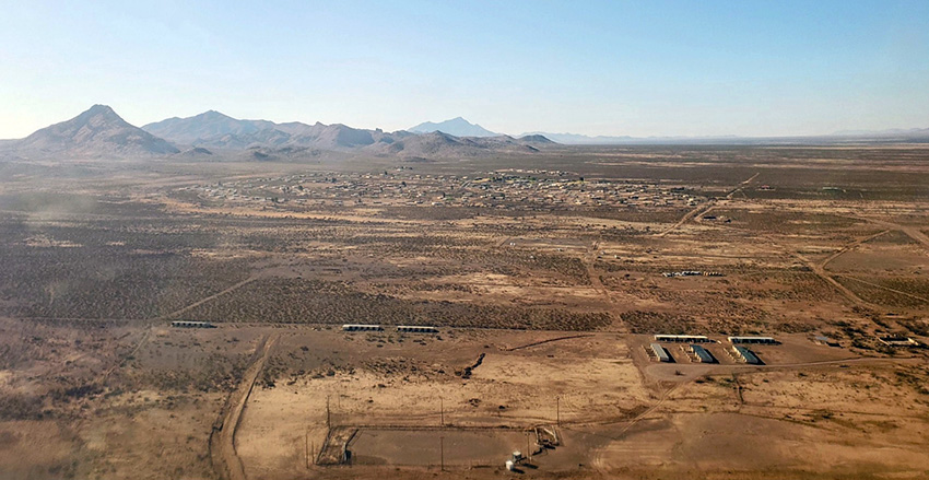 Aerial image of Playas Training Center